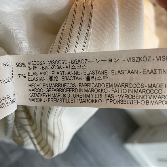 ZARA BASICS OFF WHITE BLAZER - Picture 5 of 5